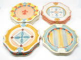ON SPECIAL! NEIMAN MARCUS STUNNING UNIQUE HORCHOW MEDICI 10 DINNER PLATES HAND PAINTED IN ITALY
