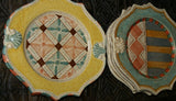 ON SPECIAL! NEIMAN MARCUS STUNNING UNIQUE HORCHOW MEDICI 10 DINNER PLATES HAND PAINTED IN ITALY
