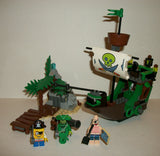 NOW RARE RETIRED LEGO (241 PIECES),THE FLYING DUTCHMAN 3817: 3 MINIFIGURES, SPONGEBOB, PIRATE PATRICK, FLYING DUTCHMAN, PIRATE SHIP, CANNON, SMALL ISLAND & MANY ACCESSORIES 13.94” x 2.32” x 7.52” BOX & INSTRUCTION BOOKLET INCLUDED. YEAR 2012