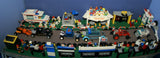LEGO GREY BATMAN (NEW BLUE CAPE IN BOX) VS AGENTS:  6 MINIFIGURES (BATMAN, JET "AIR" PILOT, AGENTS, CHARGE, CHASE ETC...)  AGT025, AGT020A, AGT001A,  AIR019 PLUS  2 CUSTOM BUILDS: BOAT, JET PLANE & ACCESSORIES (145 PCS) KIT 60