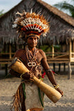 SOLD OUT: Rare Wood Polychrome Kundu Tribal Hourglass Drum, One of a Kind Hand Carved Hand Painted with Natural Pigments Percussion Instrument, collected in the 1990’s in the Lower Ramu River region, Papua New Guinea. 42A1