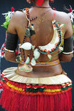 RARE VINTAGE MELANESIA MASSIM TROBRIAND ISLAND BETEL LIME POUNDER WITH PESTLE SET, VERY ORNATE CARVING WITH PATINA & MOTHER OF PEARL INSERTS (MID 1900’S) BP4