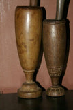 CHOICE BETWEEN 2 RARE ANTIQUE MELANESIA MASSIM TROBRIAND ISLAND BETEL LIME POUNDER WITH PESTLE SET, GOOD PATINA (EARLY 1900’S) BP14 OR BP15