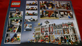 NEW IN SEALED BOX: RETIRED, NOW RARE, COLLECTOR LEGO KIT: PET SHOP SET (KIT 10218)  PERFECT GIFT. 2032 PIECES, 4 MINIFIGURES, DOG, CAT, PARROTS, GOLD FISH TANK, BIRD HOUSE. 10"X10,5" YEAR 2010 MODULAR BUILDING
