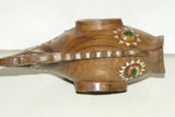 Scarce South Pacific Ethnic Art Trobriand Mother Of Pearl Hand Carved Fish 1A16