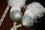 BARGAIN 2 very large PHILLIPINES Endive Murex Seashell Tassels Curtain Holdbacks Oceanic Art, South Pacific Home Decor Accent, Handcrafted Unique perfect for Designer Decorator Shell Collector Stunning Beach Lover Pool Cabana Look