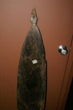Papua Gulf Ritual Spirit Polychrome geometric Gope Board Trophy Shield Art A26