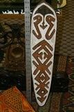 Papua Era River Ritual Spirit Bravery Polychrome Gope Board Trophy Shield 10A3