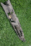 Older Tribal Ancestor Hand Carved Suspension Hook 30A0 Kabriman Sepik PNG 64"