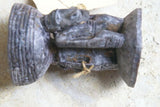 Unique Rare Old Hand Carved Ramu Figural Betel Mortar from Huon Gulf Tribe, Important Tool used during the betel lime habit by elders, Papua New Guinea 170A