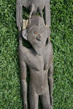 Older Tribal Ancestor Hand Carved Suspension Hook 30A0 Kabriman Sepik PNG 64"