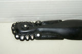 South Pacific Unique Art Ebony Mother of Pearl Crocodile Gator Hand carved 1A54