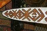 Papua Era River Ritual Spirit Bravery Polychrome Gope Board Trophy Shield 10A3
