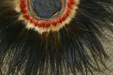 Rare Body Art : Dani Big Man Pectoral Trophy, Bride Price, Currency, Feud Payment Collectible: Ammonite, Cassowary, Seed beads, Bark Twine, Hand Carved Ancestor Face etc… late 1900’s. Museum Quality, Baliem Valley, Irian Jaya, New Guinea.