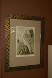 SIGNED UNIQUE DETAILED ARTIST HAND PAINTED FRAME MATTED REDOUTE PRINT ROSES RE1