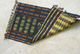 2 Hand woven Sumba Songket Hinggi Collector Ikat Textiles, 1 FREE WITH 1: SR56 (31" x 14") WITH FREE SR 77 (32" x 15” ) Made with Handspun Cotton Dyed with Natural Pigments. Adorned with intense minute geometric TRADITIONAL motifs Indonesia Bride Price