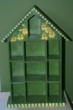 Artist Signed Hand Painted Wood SHADOW BOX 15X9,75X3,25 ONCIDIUM ORCHIDS DWBX11