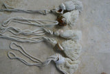 Liquidation: 26 total Seashell Tassels Curtain Holdbacks: 10 pairs of Snake Cowry  + 6 Varied Indopacific Shell Tassels Banded Tun, Pearlized Trochus, Tree Snail, Horse Conch & brown Cowry Oceanic Art, South Pacific Home Decor Accent Designer