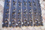 UNIQUE INTRICATELY HAND CARVED ORNATE WOOD HANGER 32” LONG (ROD, RACK) USED TO DISPLAY RARE OR PRECIOUS TEXTILES ON THE WALL, SUPERB BAS RELIEF CHOICE BETWEEN 4 LACY FISH & OCEAN WAVES MOTIF ITEM 3000, 01, 02 OR 3005 COLLECTOR DESIGNER ARTWORK
