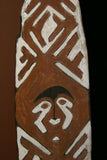 Papua Gulf Ritual Spirit Polychrome geometric Gope Board Trophy Shield Art A26