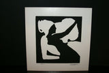 1970 Choice of Hand Signed & Numbered Serigraph Art Panels limited Edition of 200 Authentic pieces by Artist Dino Konopiso  Modern Op Art BLACK & WHITE PROFILE SILHOUETTES Stunning Optical Illusion Effect. Unique Decorator Designer Collector Artwork