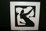 1970 Choice of Hand Signed & Numbered Serigraph Art Panels limited Edition of 200 Authentic pieces by Artist Dino Konopiso  Modern Op Art BLACK & WHITE PROFILE SILHOUETTES Stunning Optical Illusion Effect. Unique Decorator Designer Collector Artwork