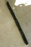 Rare Hand Carved Wood & Mother of Pearl Chief Power staff, magic amulet meant to intimidate & scare evil spirits, Trobriand
