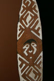 Papua Gulf Ritual Spirit Polychrome geometric Gope Board Trophy Shield Art A26
