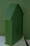 Artist Signed Hand Painted Wood SHADOW BOX 15X9,75X3,25 ONCIDIUM ORCHIDS DWBX11