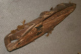 40"x 9 Rare Old Ancestor Japandai Wood Oracle Spirit Mask Sepik Papua New Guinea