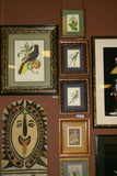 Professionally Double Matted & Framed in Hand-painted Frame 26.5”x 22.25” VERY RARE Authentic Limited Edition 1960 Descourtilz Folio of Tropical Cassique Huppe or Pied-Breasted Oropendola Bird Plate 43 from Brazil (DES6)