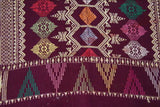 Old Handwoven Brocade Damask  Female Sari Wedding Songket Sarong Hand Embroidered Cloth Textile Art, Multi-colored with Metallic Gold Threads  48" x 20" (SG9) COLLECTED IN NEGARA, INDONESIA & belonging to Nobility royalty