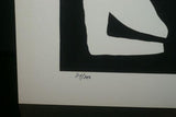 1970 Choice of Hand Signed & Numbered Serigraph Art Panels limited Edition of 200 Authentic pieces by Artist Dino Konopiso  Modern Op Art BLACK & WHITE PROFILE SILHOUETTES Stunning Optical Illusion Effect. Unique Decorator Designer Collector Artwork