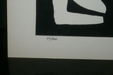 1970 Choice of Hand Signed & Numbered Serigraph Art Panels limited Edition of 200 Authentic pieces by Artist Dino Konopiso  Modern Op Art BLACK & WHITE PROFILE SILHOUETTES Stunning Optical Illusion Effect. Unique Decorator Designer Collector Artwork