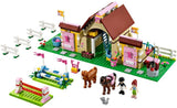 Now Rare Retired LEGO Friends, Kit 3189. (414 PIECES) Heartlake Stables: Barn with 2 Minifigures, 2 horses, Cat, Frog, Practice Jumps, Helmets, Saddles & Plenty of Accessories (Age: 6 - 12 years) Manuels & Box Included YEAR 2012