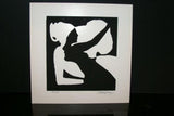 1970 Choice of Hand Signed & Numbered Serigraph Art Panels limited Edition of 200 Authentic pieces by Artist Dino Konopiso  Modern Op Art BLACK & WHITE PROFILE SILHOUETTES Stunning Optical Illusion Effect. Unique Decorator Designer Collector Artwork