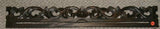UNIQUE INTRICATELY HAND CARVED ORNATE WOOD HANGER 32” (ROD, RACK) USED TO DISPLAY RARE OR PRECIOUS TEXTILES ON THE WALL, SUPERB BAS RELIEF LACY MOTIFS OF FOLIAGE & VINES COLLECTOR DESIGNER DECORATOR WALL DÉCOR CHOICE BETWEEN 383 & 385