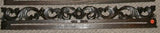 UNIQUE INTRICATELY HAND CARVED ORNATE WOOD HANGER 32” (ROD, RACK) USED TO DISPLAY RARE OR PRECIOUS TEXTILES ON THE WALL, SUPERB BAS RELIEF LACY MOTIFS OF FOLIAGE & VINES COLLECTOR DESIGNER DECORATOR WALL DÉCOR CHOICE BETWEEN 383 & 385