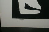 1970 Choice of Hand Signed & Numbered Serigraph Art Panels limited Edition of 200 Authentic pieces by Artist Dino Konopiso  Modern Op Art BLACK & WHITE PROFILE SILHOUETTES Stunning Optical Illusion Effect. Unique Decorator Designer Collector Artwork