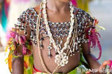 Unique, Rare 3-Tier Sing-Sing Festival Pristine Nassa Shells & Seed Beads Bilas Pectoral Adornment, Necklace Ornament from the Highlands of Papua New Guinea, NECK2, collected in late 1900’s.
