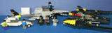 3 LEGO SETS, D.C UNIVERSE SUPER HEROES: BATWING JETPLANE, CATWOMAN JET & AMPHIBIAN POLICE CAR, PLUS 6 HIGHLY COLLECTIBLE NOW RARE RETIRED MINIFIGURES: 2 BATMAN MFGS GREY & BLACK, CATWOMAN, JOKER, HENCHMAN, POLICE GUARD ETC. 287 PCS (KIT 32)