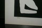1970 Choice of Hand Signed & Numbered Serigraph Art Panels limited Edition of 200 Authentic pieces by Artist Dino Konopiso  Modern Op Art BLACK & WHITE PROFILE SILHOUETTES Stunning Optical Illusion Effect. Unique Decorator Designer Collector Artwork