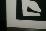 1970 Choice of Hand Signed & Numbered Serigraph Art Panels limited Edition of 200 Authentic pieces by Artist Dino Konopiso  Modern Op Art BLACK & WHITE PROFILE SILHOUETTES Stunning Optical Illusion Effect. Unique Decorator Designer Collector Artwork