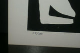 1970 Choice of Hand Signed & Numbered Serigraph Art Panels limited Edition of 200 Authentic pieces by Artist Dino Konopiso  Modern Op Art BLACK & WHITE PROFILE SILHOUETTES Stunning Optical Illusion Effect. Unique Decorator Designer Collector Artwork