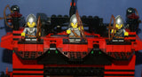 LEGO 10”X10”X9” RED FORT CASTLE INVASION, DETAILED CUSTOM KIT WITH BRIDGE, GARDENS & MOAT & 23 VERY RARE RETIRED MINIFIGURES FROM CASTLE KINGDOMS, DRAGON KNIGHTS, DARK FOREST, BLACK FALCONS ETC… (1013 PCS) KIT 25