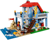 NOW RARE RETIRED LEGO CREATOR DREAM BEACH HOUSE 7346, 3 BUILDS INTO 1= CAN BE SEASIDE VILLA, BEACH HUT OR APARTMENTS SINCE THESE BUILDING BLOCKS  ALLOW MODIFICATIONS, SURFER MINIFIGURE, BOX AND INSTRUCTIONS INCLUDED (415 PIECES)  AGE 6-12, YEAR 2012
