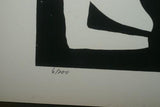 1970 Choice of Hand Signed & Numbered Serigraph Art Panels limited Edition of 200 Authentic pieces by Artist Dino Konopiso  Modern Op Art BLACK & WHITE PROFILE SILHOUETTES Stunning Optical Illusion Effect. Unique Decorator Designer Collector Artwork