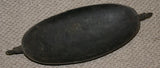 Old Unique Sing-Sing Festival Ceremonial Hand Carved Bowl, Large Platter to serve Betel, Lime, Sago & Grub during Initiations, Rites of passage, Wars victories, Weddings, 23 1/2" Lg, Ramu River, Papua New Guinea. Item 60A11, Late 20th C.