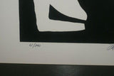 1970 Choice of Hand Signed & Numbered Serigraph Art Panels limited Edition of 200 Authentic pieces by Artist Dino Konopiso  Modern Op Art BLACK & WHITE PROFILE SILHOUETTES Stunning Optical Illusion Effect. Unique Decorator Designer Collector Artwork