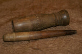 CHOICE BETWEEN 3 RARE ANTIQUE MELANESIA MASSIM TROBRIAND ISLAND BETEL LIME POUNDER WITH PESTLE SETS, GOOD PATINA (EARLY 1900’S) BP25, BP26 OR BP27